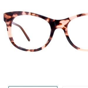 Hipstreet T Women’s W1015 Glasses Frames RXable. 53-18-140 Pink Tortoise NWT